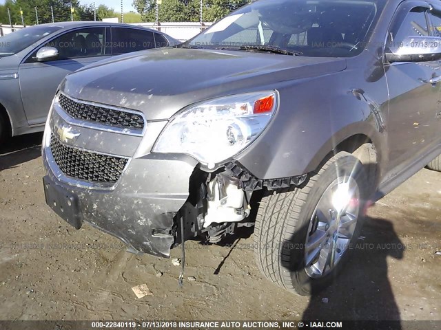 2CNFLFE58B6285173 - 2011 CHEVROLET EQUINOX LTZ Dark Brown photo 6