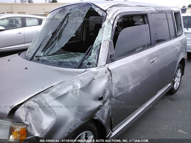 JTLKT324164118078 - 2006 TOYOTA SCION XB Boz foto 6