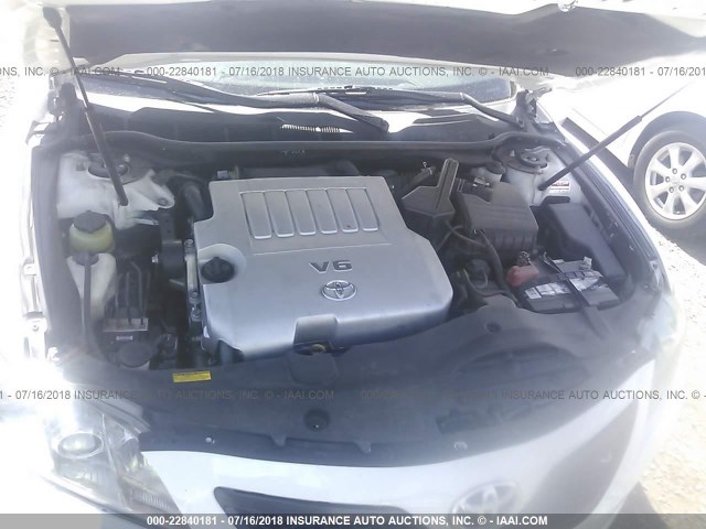 4T1BK46K47U531042 - 2007 TOYOTA CAMRY NEW GENERAT LE/XLE/SE WHITE photo 10