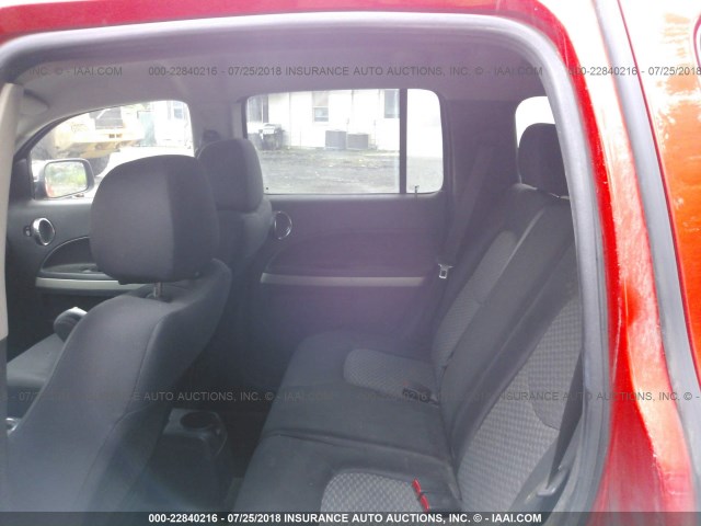 3GNBAADB5AS623199 - 2010 CHEVROLET HHR LS Rojo foto 8