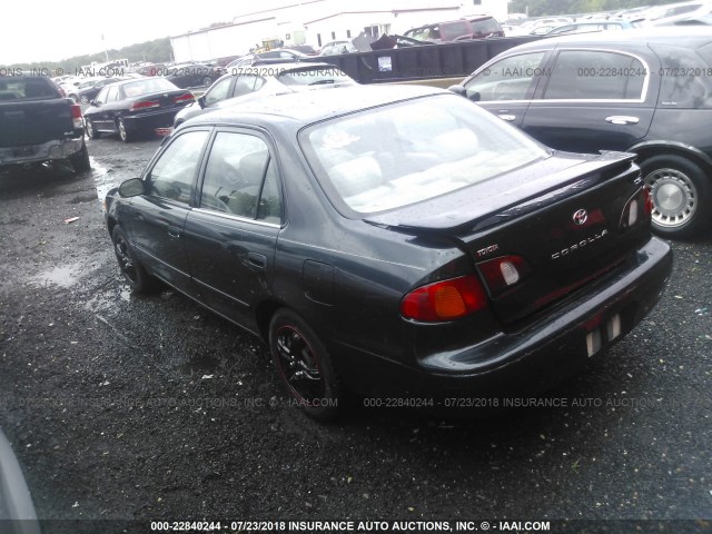 2T1BR12E2XC260235 - 1999 TOYOTA COROLLA VE/CE/LE 绿色 照片 3