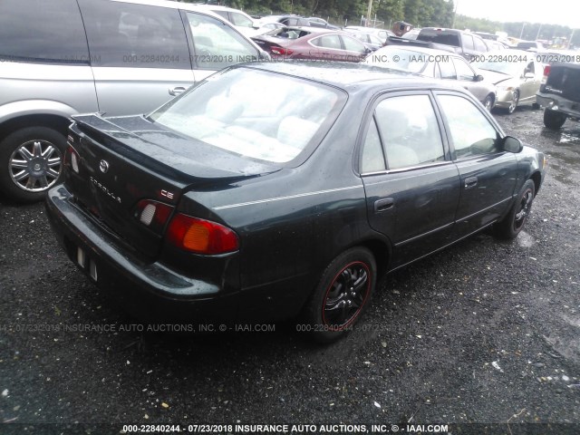 2T1BR12E2XC260235 - 1999 TOYOTA COROLLA VE/CE/LE 绿色 照片 4
