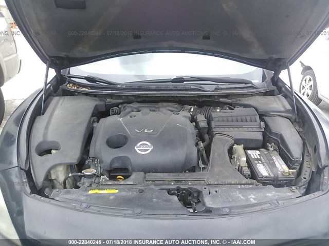 1N4AA51E19C817083 - 2009 NISSAN MAXIMA S/SV BLACK photo 10