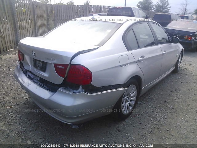 WBAPK53549A643582 - 2009 BMW 328 XI SULEV SILVER photo 4