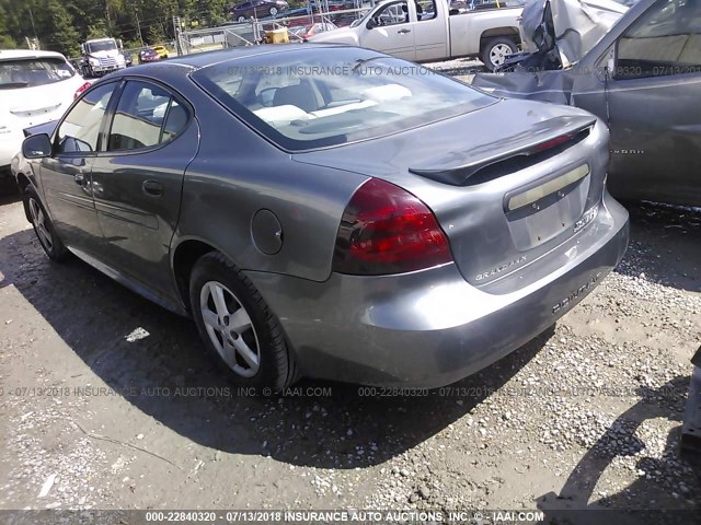 2G2WP522951278350 - 2005 PONTIAC GRAND PRIX GRAY photo 3