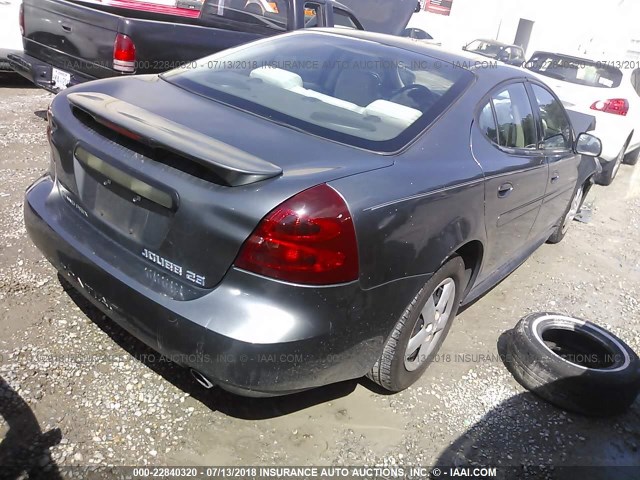 2G2WP522951278350 - 2005 PONTIAC GRAND PRIX GRAY photo 4