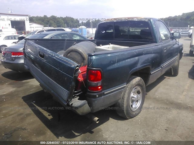 1B7HC16Y1SS368644 - 1995 DODGE RAM 1500 GREEN photo 4