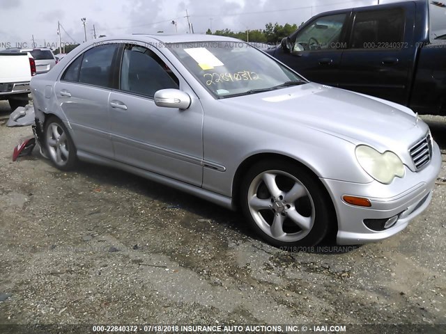 WDBRF52H56F732537 - 2006 MERCEDES-BENZ C GENERATION 2006 230 SILVER photo 1