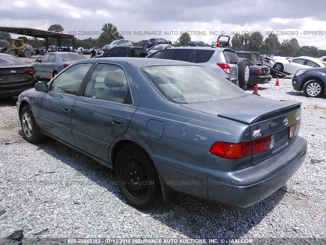 4T1BG22K2YU973797 - 2000 TOYOTA CAMRY CE/LE/XLE BLUE photo 3
