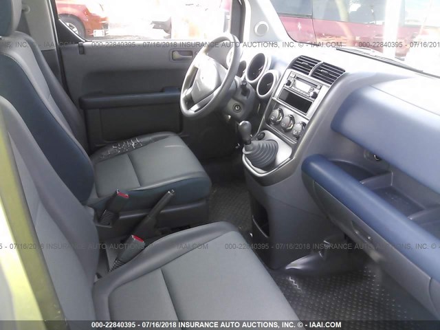 5J6YH17364L014212 - 2004 HONDA ELEMENT LX Light Blue photo 5