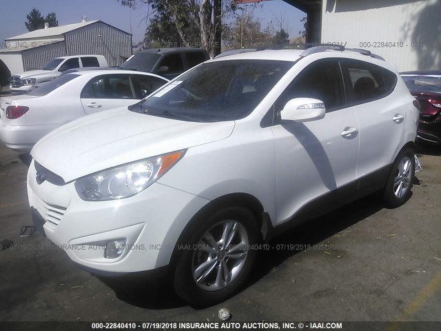 KM8JU3AC8DU684924 - 2013 HYUNDAI TUCSON GLS/LIMITED 白色 照片 2