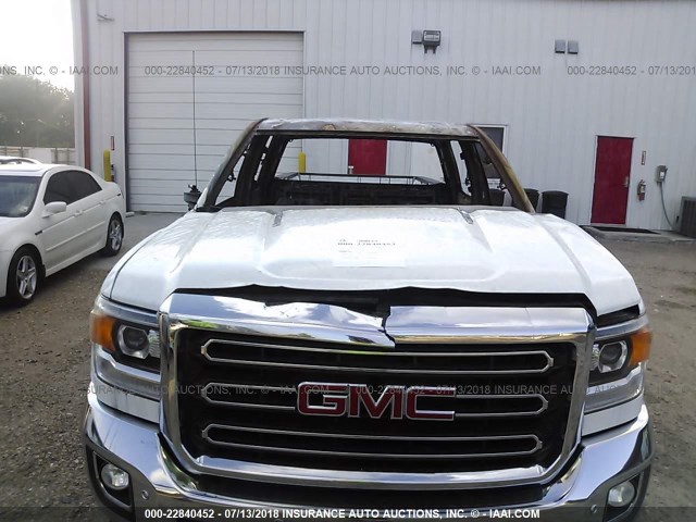 1GT423C8XFF598473 - 2015 GMC SIERRA K3500 SLT WHITE photo 6