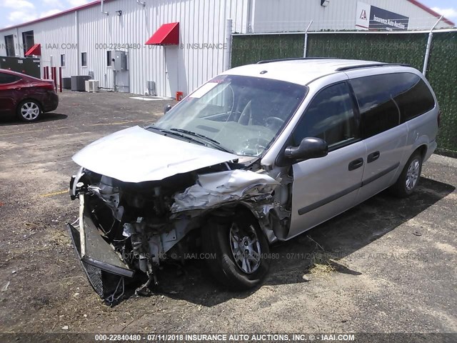 1D4GP24R66B677844 - 2006 DODGE GRAND CARAVAN SE GRAY photo 2