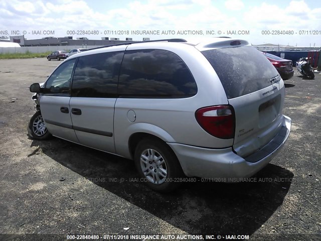 1D4GP24R66B677844 - 2006 DODGE GRAND CARAVAN SE GRAY photo 3