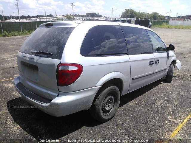 1D4GP24R66B677844 - 2006 DODGE GRAND CARAVAN SE GRAY photo 4