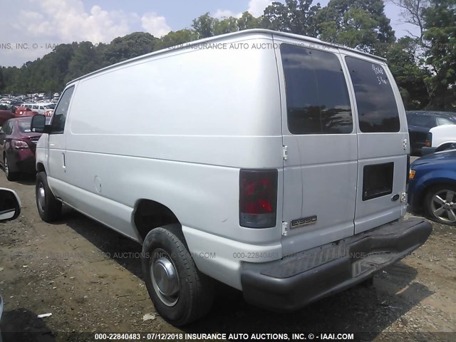 1FTSE34L06HB39068 - 2006 FORD ECONOLINE E350 SUPER DUTY VAN WHITE photo 3