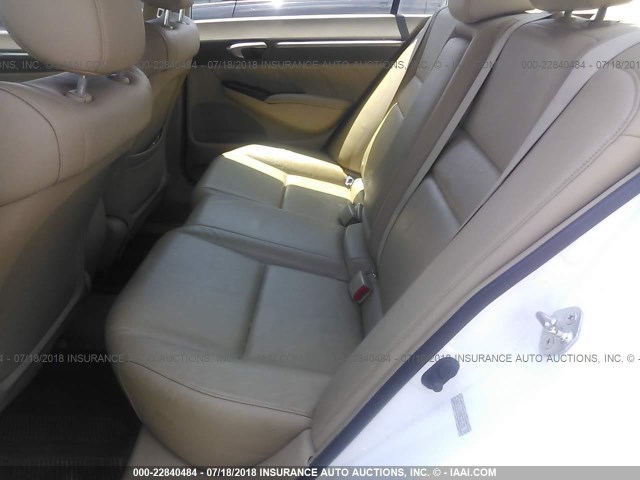 2HGFA16908H351115 - 2008 HONDA CIVIC EXL 白色 照片 8
