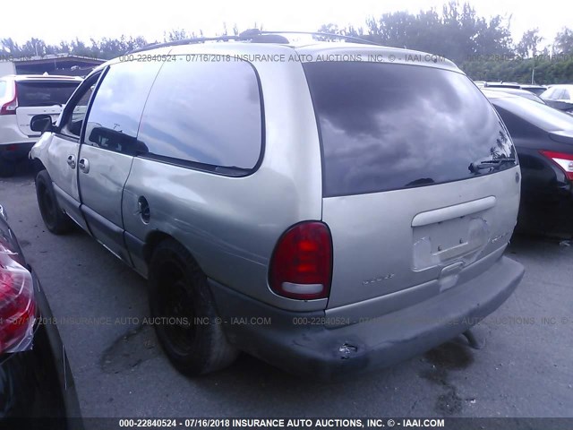 2B4GP44R8YR627764 - 2000 DODGE GRAND CARAVAN SE/SPORT GRAY photo 3