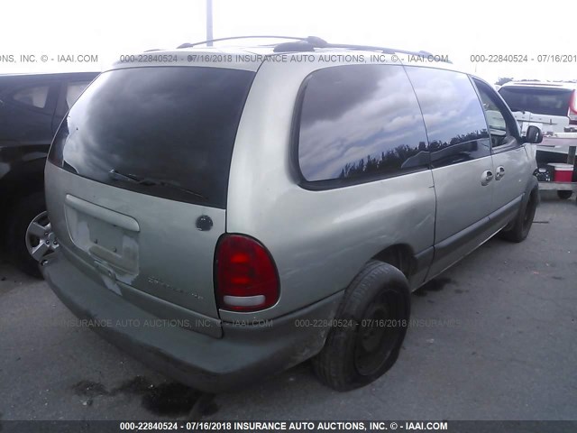 2B4GP44R8YR627764 - 2000 DODGE GRAND CARAVAN SE/SPORT GRAY photo 4