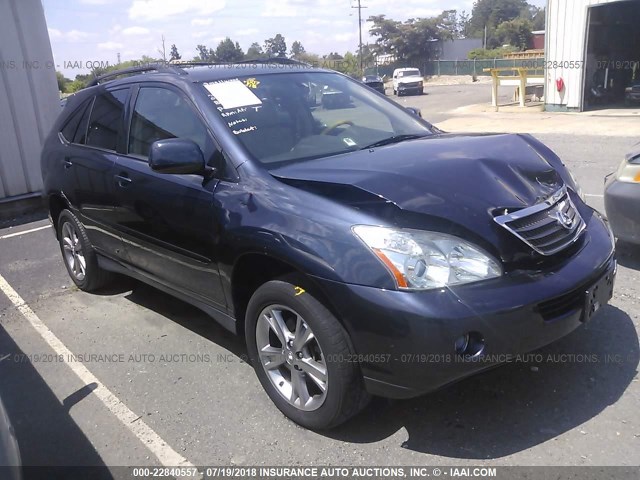 JTJHW31U760035693 - 2006 LEXUS RX 400 BLUE photo 1