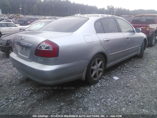 JNKBF01A93M101094 - 2003 INFINITI Q45 SILVER photo 4