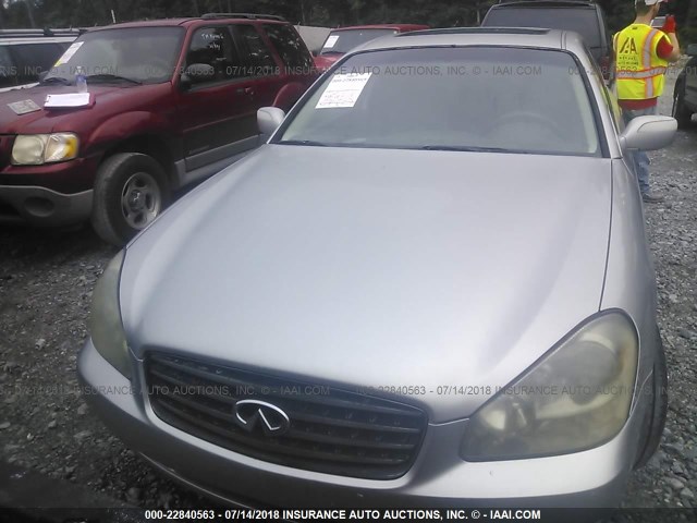 JNKBF01A93M101094 - 2003 INFINITI Q45 SILVER photo 6