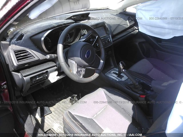 JF2GTABC4JH277502 - 2018 SUBARU CROSSTREK PREMIUM Tünd qırmızı foto 5