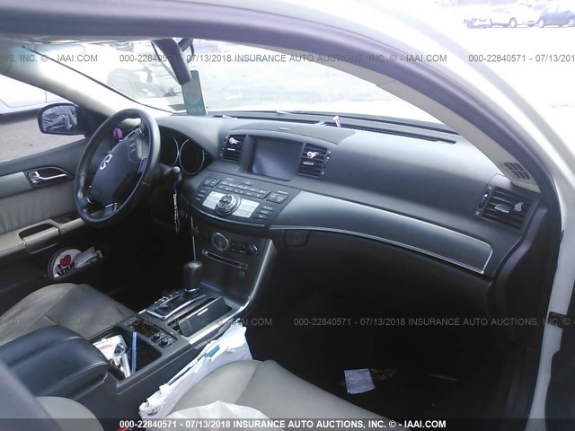 JNKAY01E57M300481 - 2007 INFINITI M35 WHITE photo 5