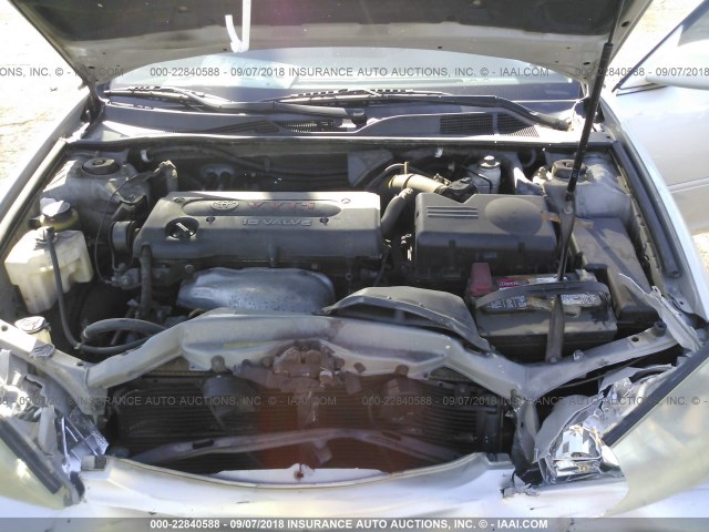 4T1BE32K04U922269 - 2004 TOYOTA CAMRY LE/XLE/SE SILVER photo 10