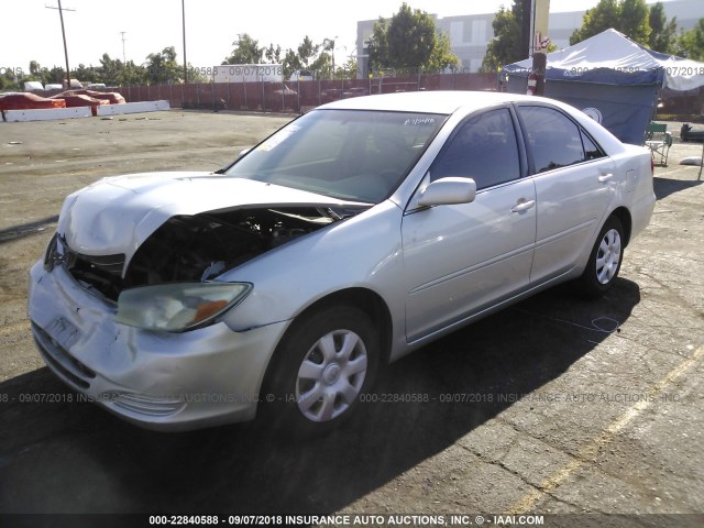 4T1BE32K04U922269 - 2004 TOYOTA CAMRY LE/XLE/SE SILVER photo 2