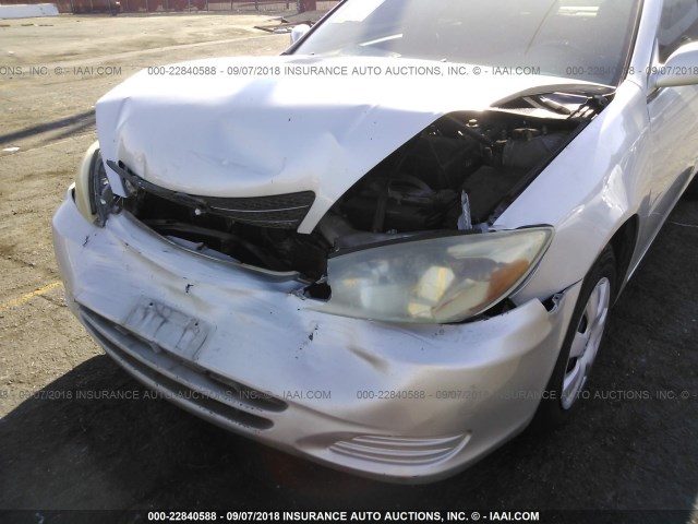 4T1BE32K04U922269 - 2004 TOYOTA CAMRY LE/XLE/SE 银色 照片 6