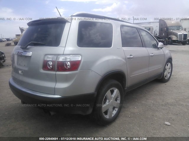 1GKER237X8J195633 - 2008 GMC ACADIA SLT-1 SILVER photo 4