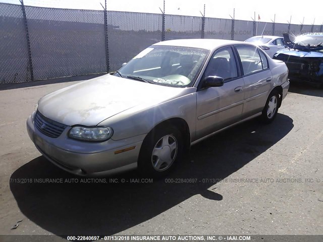 1G1NE52J0Y6124894 - 2000 CHEVROLET MALIBU LS ოქროსფერი ფოტო 2