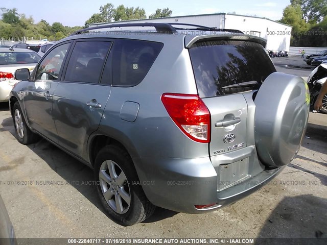 JTMBD31V076025819 - 2007 TOYOTA RAV4 LIMITED SILVER photo 3