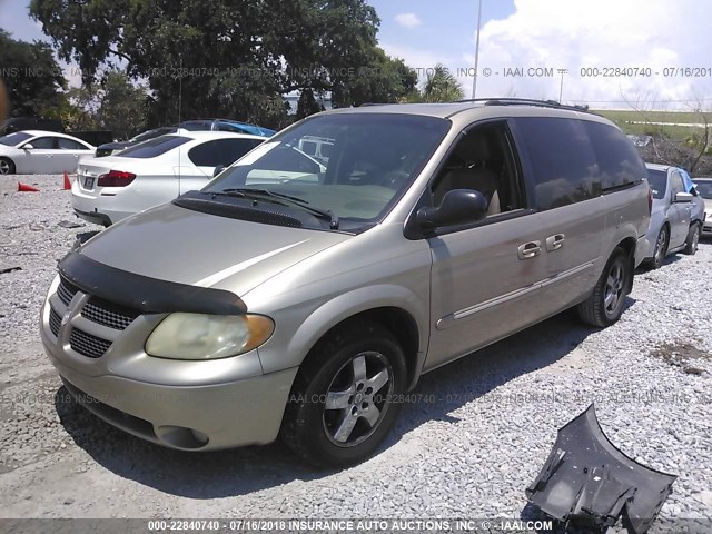 2D8GP54LX3R209060 - 2003 DODGE GRAND CARAVAN ES TAN photo 2