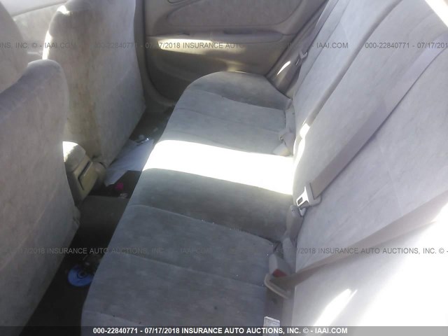 1NXBR18E8XZ148609 - 1999 TOYOTA COROLLA VE/CE/LE GOLD photo 8