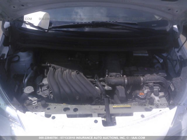 3N1CE2CP3FL422717 - 2015 NISSAN VERSA NOTE S/S PLUS/SV/SL/SR WHITE photo 10