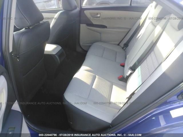 4T1BF1FK5FU897285 - 2015 TOYOTA CAMRY LE/XLE/SE/XSE 蓝色 照片 8