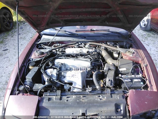 JT2ST87F2L0014617 - 1990 TOYOTA CELICA GT RED photo 10