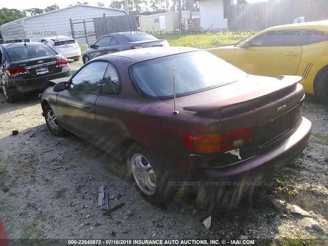 JT2ST87F2L0014617 - 1990 TOYOTA CELICA GT RED photo 3