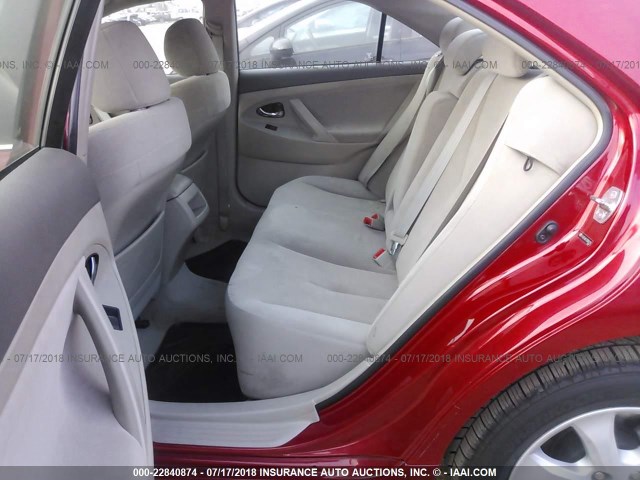 4T4BE46K17R004315 - 2007 TOYOTA CAMRY NEW GENERAT CE/LE/XLE/SE RED photo 8