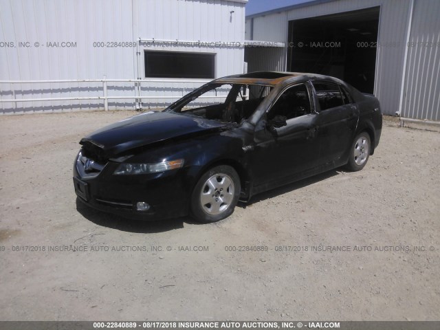 19UUA76578A028704 - 2008 ACURA TL TYPE S BLACK photo 2