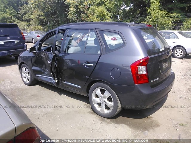 KNAFG526287128678 - 2008 KIA RONDO LX/EX GRAY photo 3