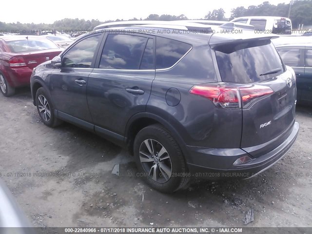 2T3WFREV9JW418782 - 2018 TOYOTA RAV4 ADVENTURE/XLE 灰色 照片 3