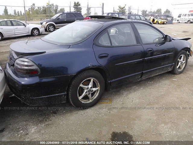 1G2WP52K8YF348689 - 2000 PONTIAC GRAND PRIX GT BLUE photo 4