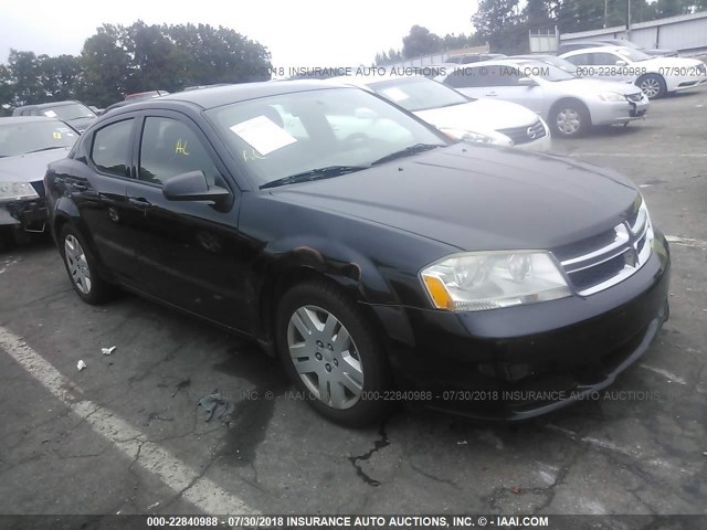 1B3BD4FB4BN546840 - 2011 DODGE AVENGER EXPRESS 黑色 照片 1