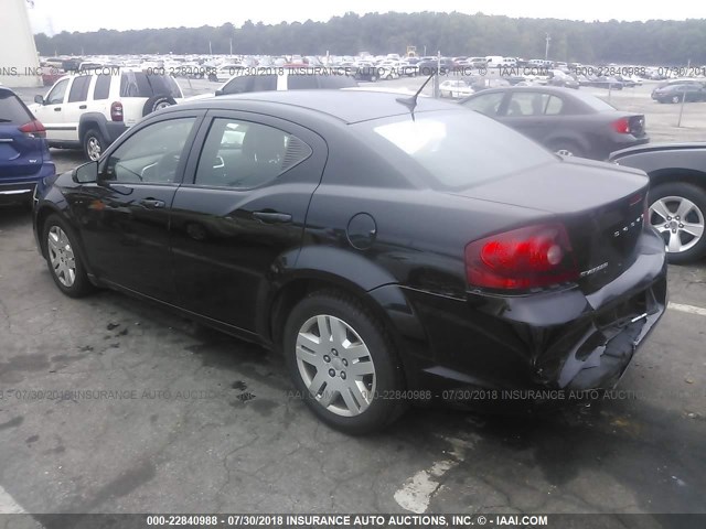 1B3BD4FB4BN546840 - 2011 DODGE AVENGER EXPRESS 黑色 照片 3