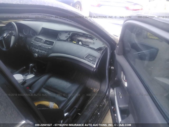 1HGCP26858A051034 - 2008 HONDA ACCORD EXL BLACK photo 5