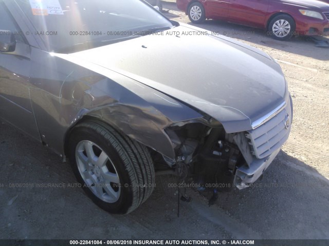 1G6DP577270110154 - 2007 CADILLAC CTS HI FEATURE V6 SILVER photo 6