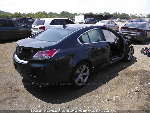 19UUA9F53DA001070 - 2013 ACURA TL TECH BLACK photo 4